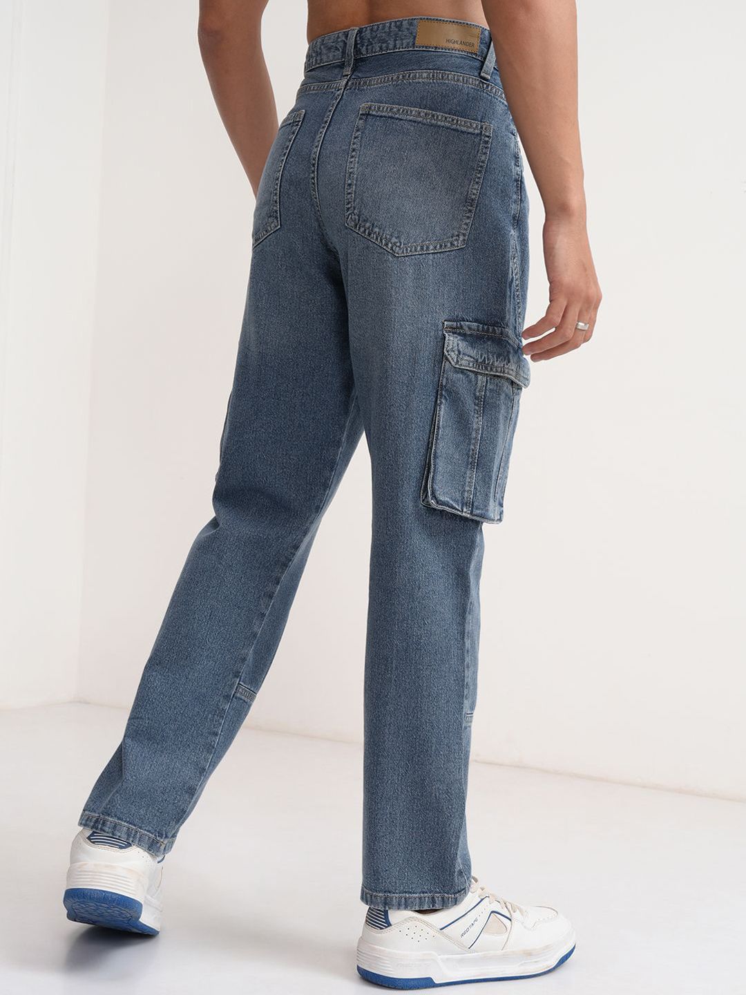 HIGHLANDER Men Cotton Straight Fit Stretchable Jeans