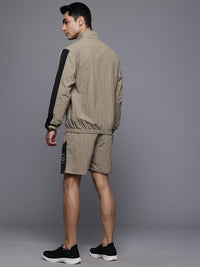 HRX by Hrithik Roshan Rapid Dry Mock Collar Running Tracksuit