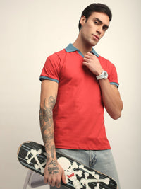 DILLINGER Men Short Sleeve Regular Fit Solid Polo Tshirt