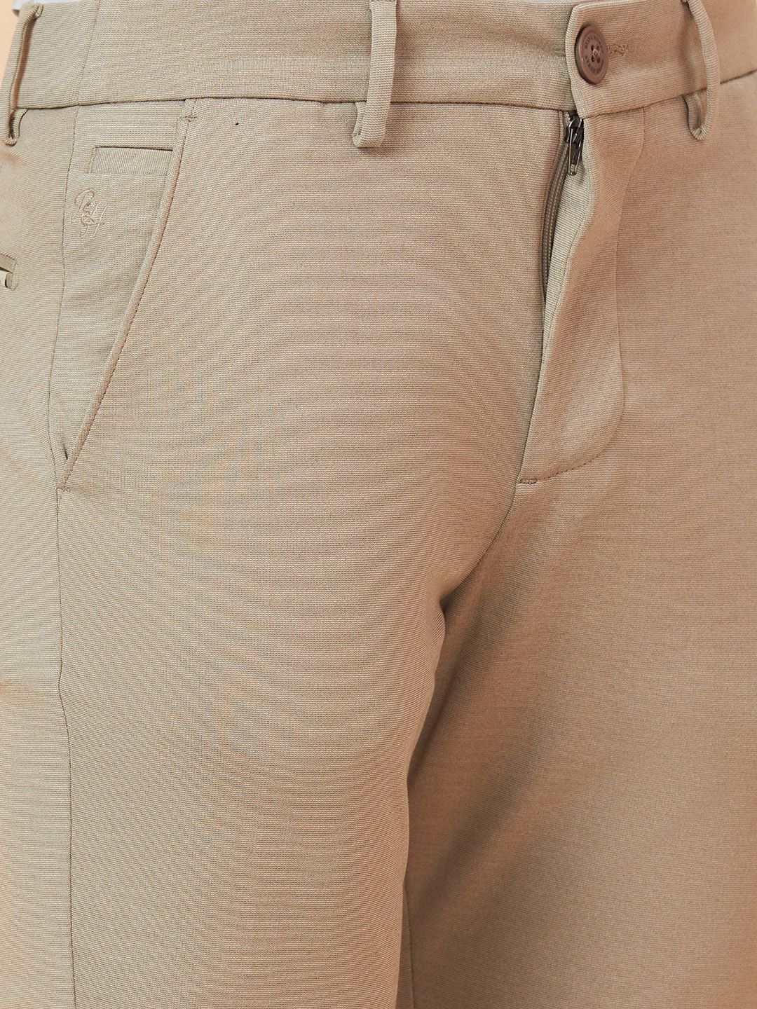 Being Human Men Mid Rise Easy Wash Cotton Chino Trousers