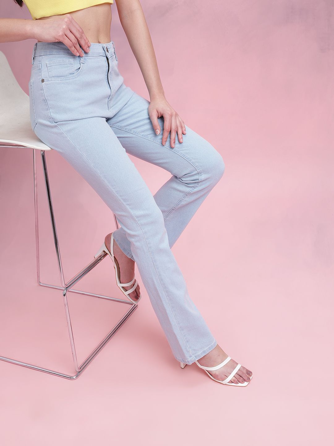 DressBerry Women Bootcut Mid-Rise Stretchable Jeans