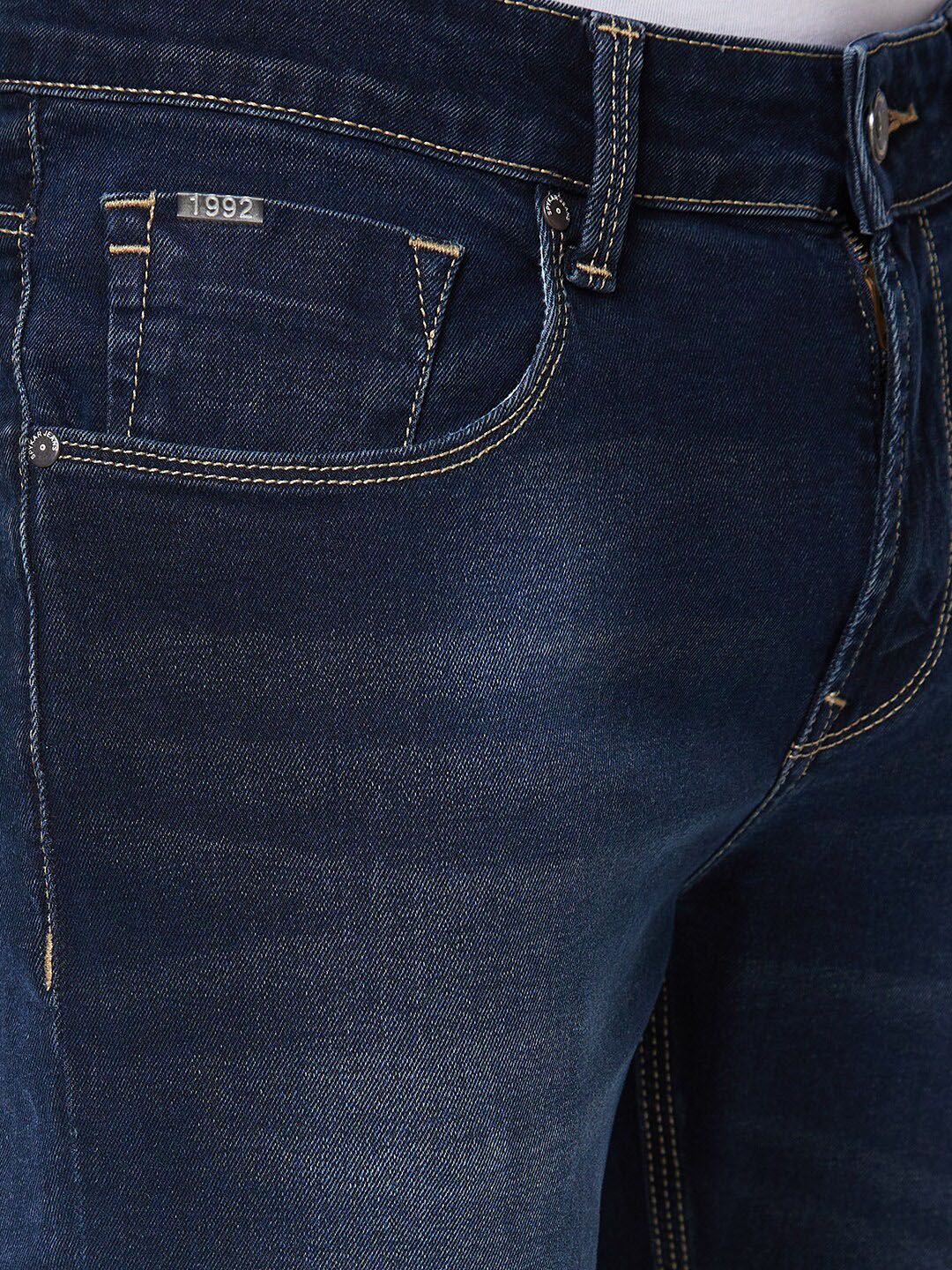 SPYKAR Men Skinny Fit Low-Rise Light Fade Cotton Jeans