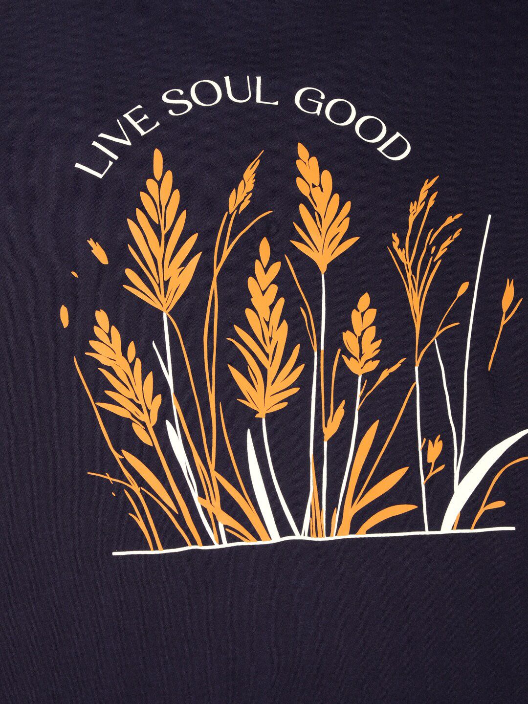 Thomas Scott Round Neck Printed Cotton Oversized T-shirt