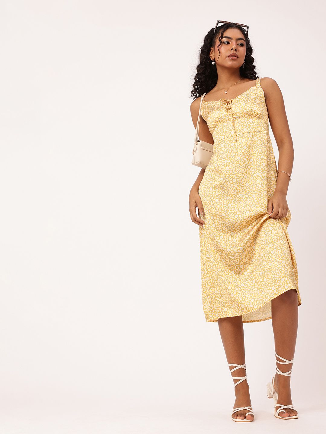 DressBerry Miniature Garden Sculpt & Flow Midi Dress