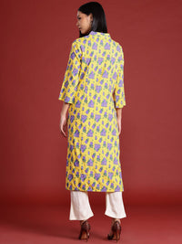 all about you Floral Printed Straight Kurta