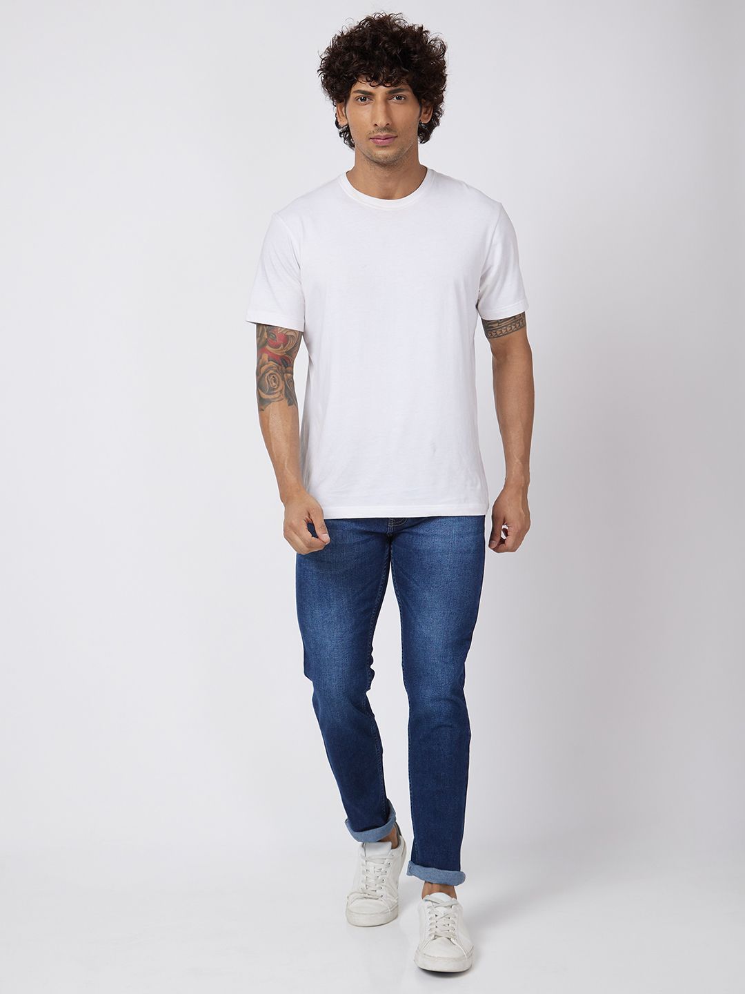 SPYKAR Men Rover Narrow Leg Light Fade Stretchable Jeans