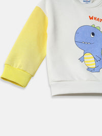 Nauti Nati Infants Boys Dinosaur Print Sweatshirt