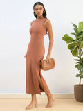 SASSAFRAS BASICS Bodycon Midi Dress