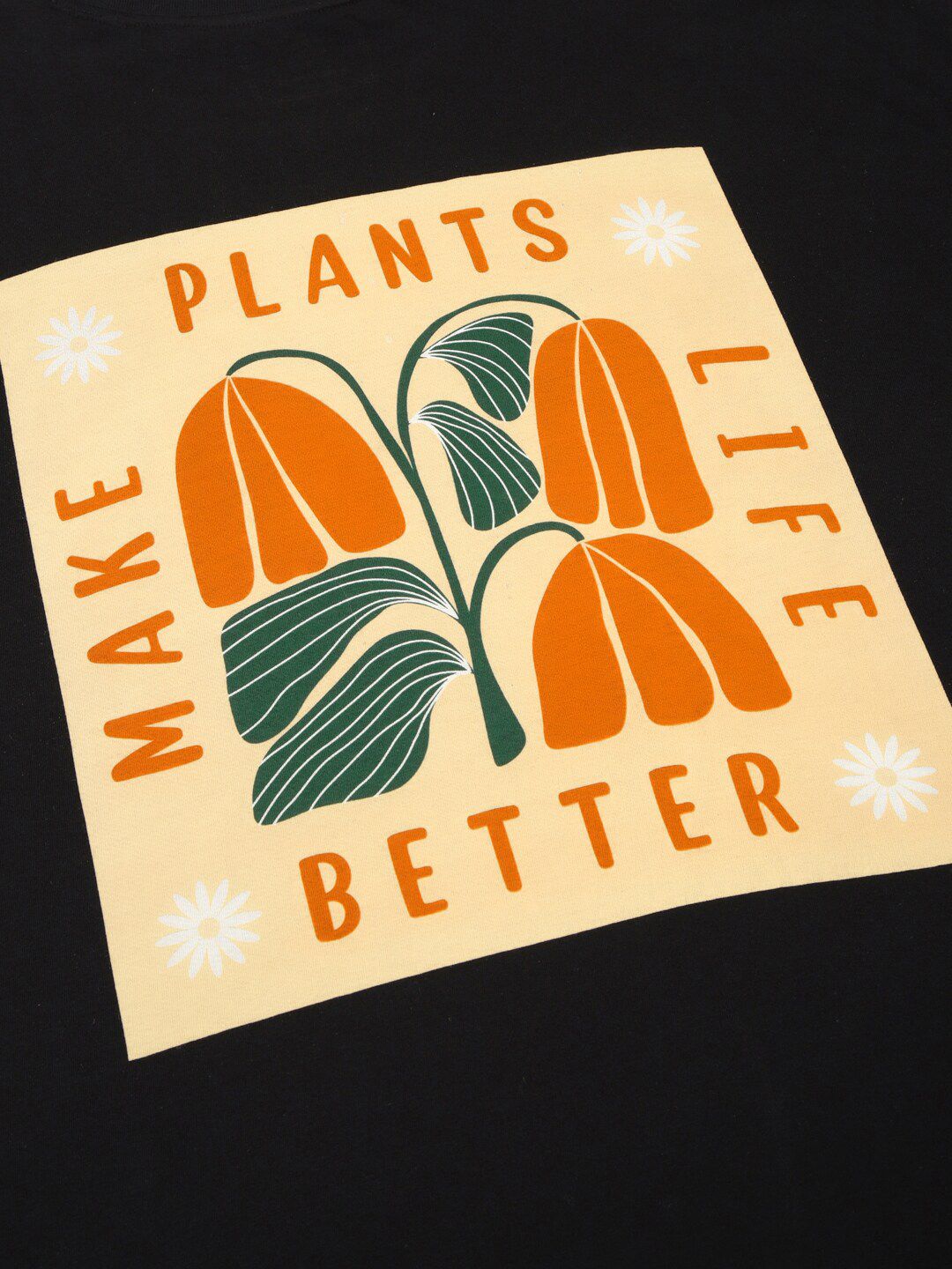 Thomas Scott Graphic Printed Drop-Shoulder Sleeves Oversized Pure Cotton T-shirt