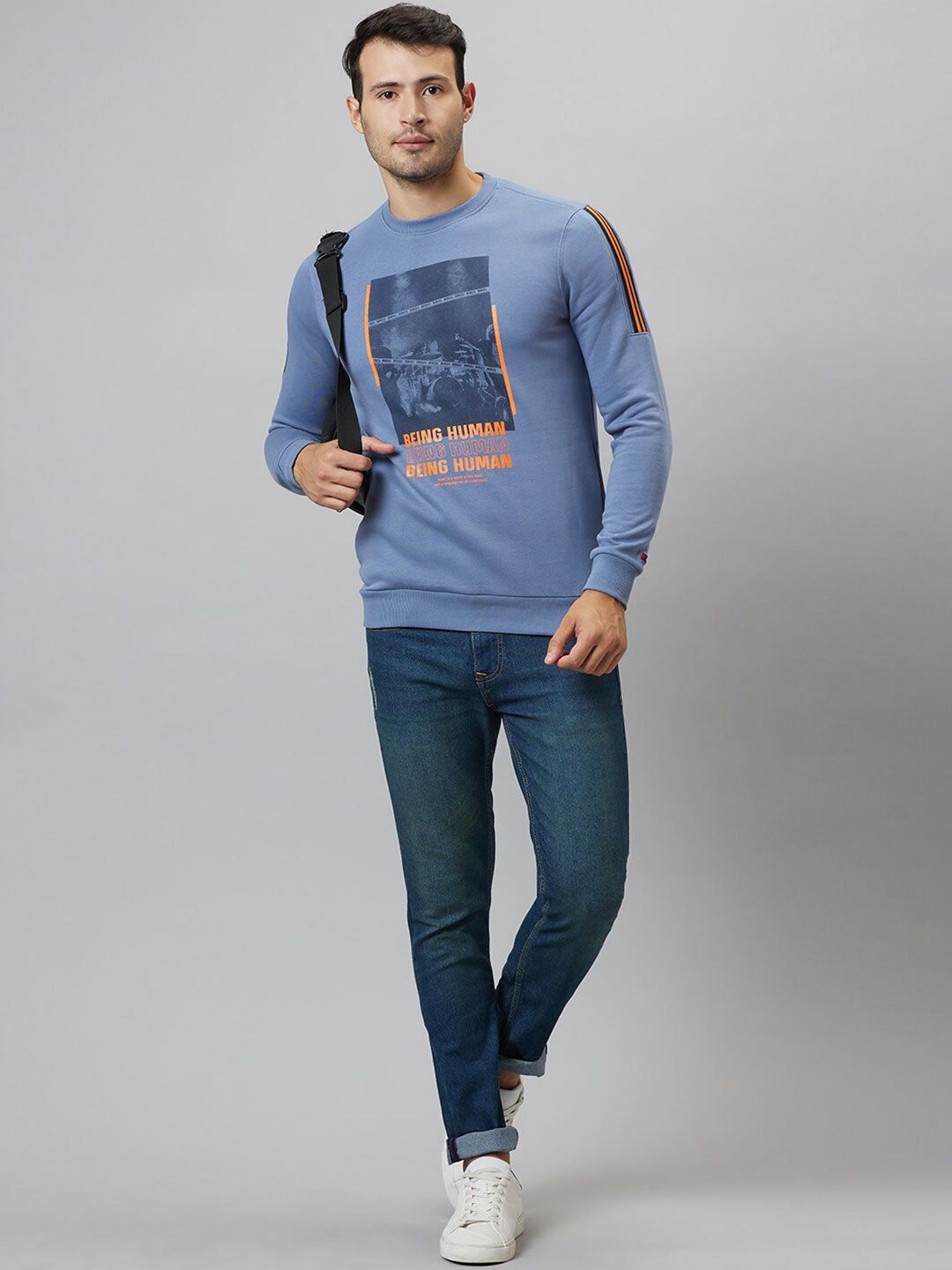 Being Human Graphic Printed Long Sleeves Pullover