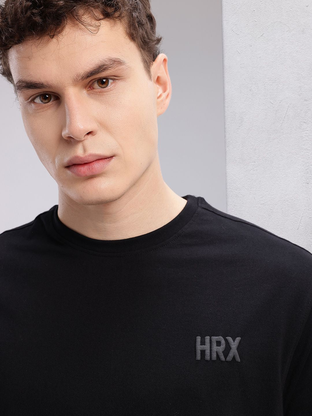 HRX by Hrithik Roshan Men Typography Puff Printed Training T-shirt