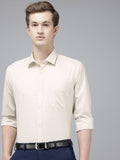 Park Avenue Self Design Slim Fit Textured Formal Shirt