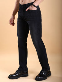 HIGHLANDER Men Straight Fit Clean Look Stretchable Jeans