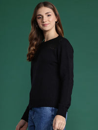 DressBerry Open Knit Pullover