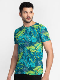 Being Human Tropical Printed Round Neck T-shirt