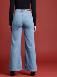 all about you Women Flared High-Rise Stretchable Jeans