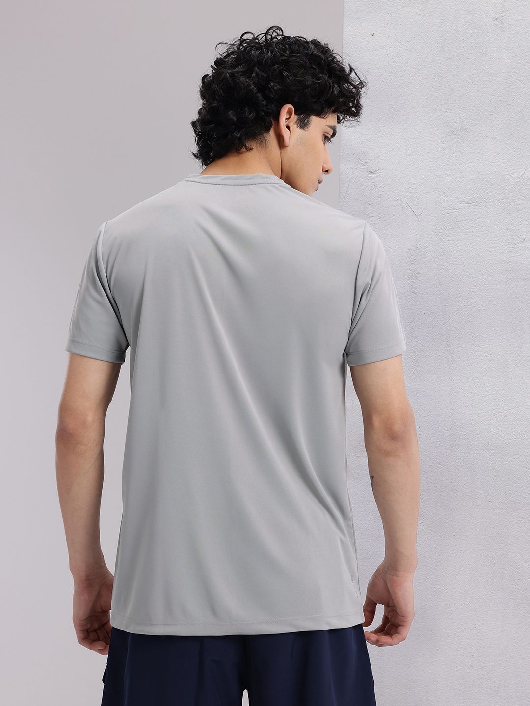 HRX by Hrithik Roshan Rapid-Dry Brand Logo Print Running T-shirt