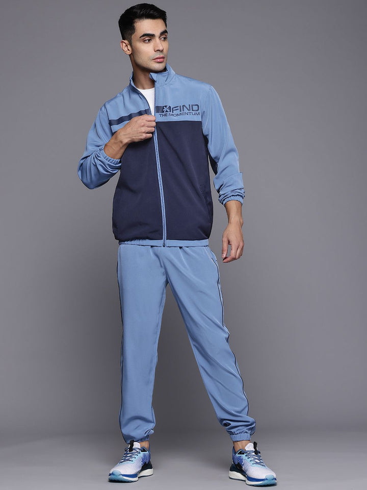 HRX by Hrithik Roshan Rapid-Dry Colourblock Running Tracksuit