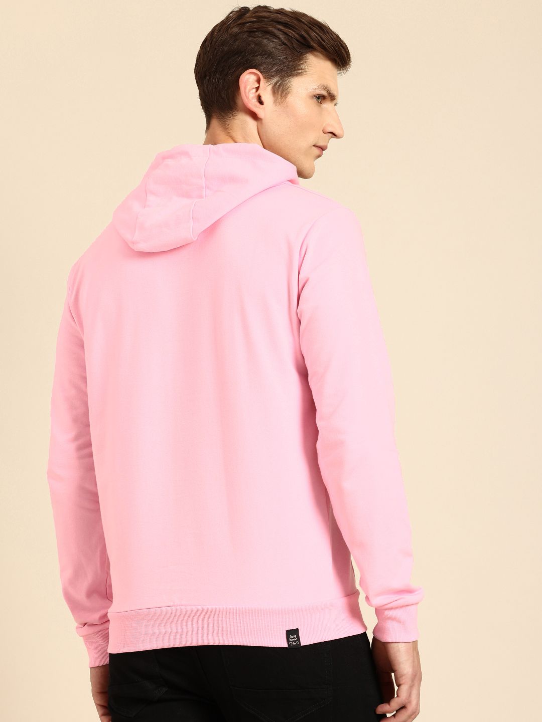 Being Human Striped Pure Cotton Hooded Sweatshirt