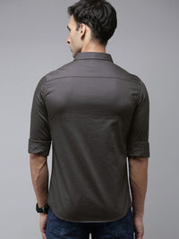 SPYKAR Solid Slim Fit Pure Cotton Casual Shirt