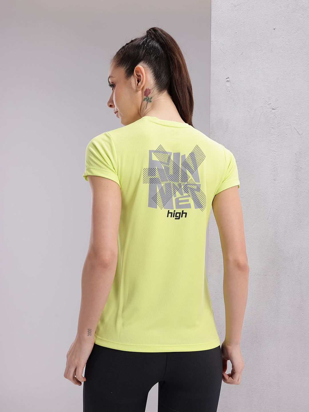 HRX by Hrithik Roshan Couple Collection Typography Print Rapid-Dry Running T-shirt