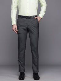Raymond Men Flat-Front Slim Fit Trousers