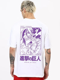 Bewakoof Pure Cotton Printed Extended Sleeves Oversized T-shirt