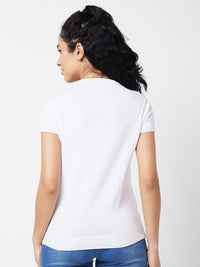 SPYKAR Round Neck Pure Cotton T-shirt
