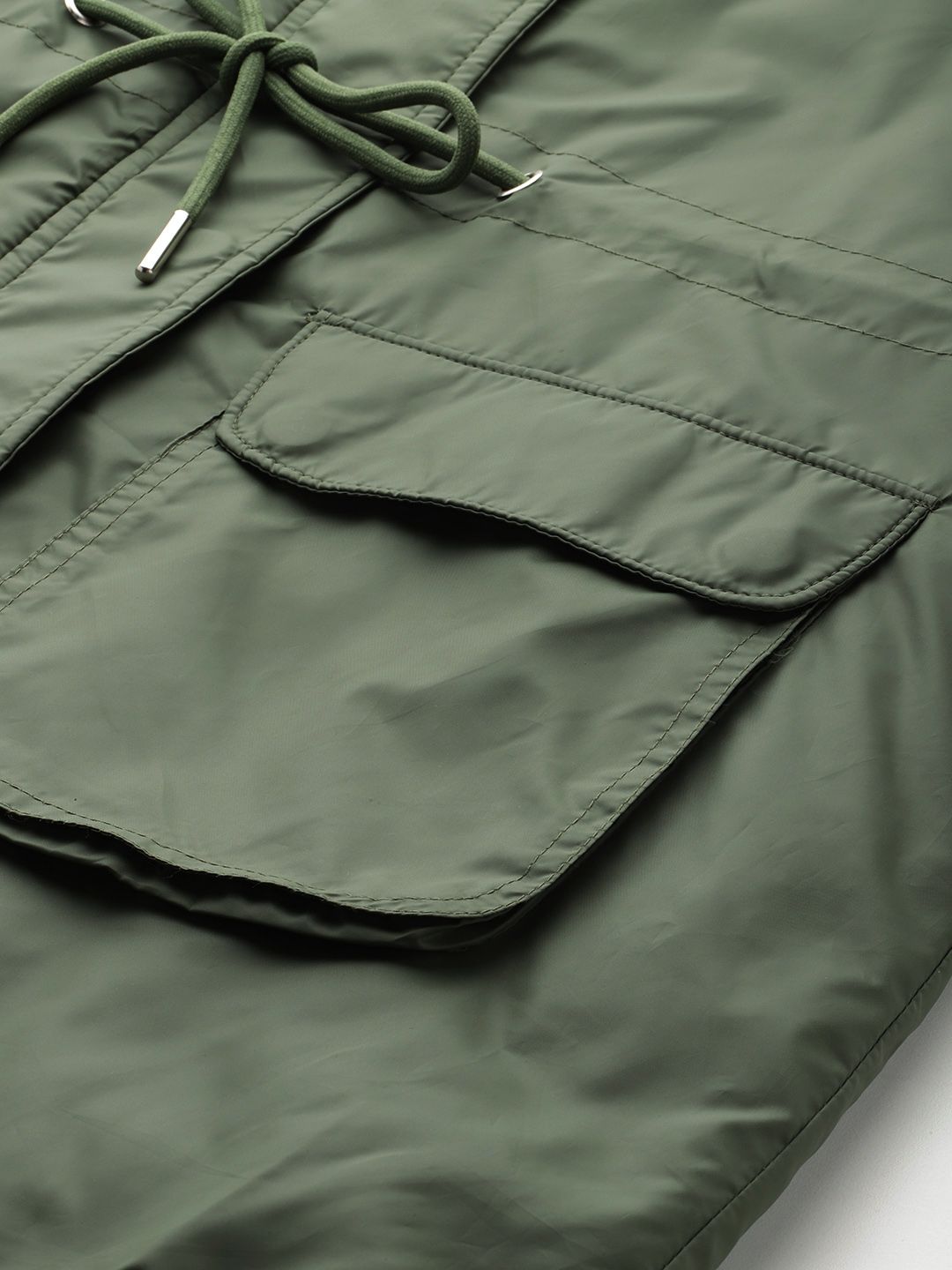 DressBerry Cinched Waist Hooded Jacket