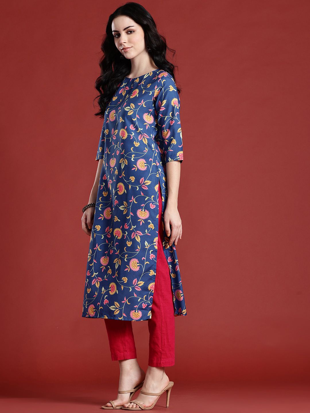 Anouk Women Floral Printed Kurta