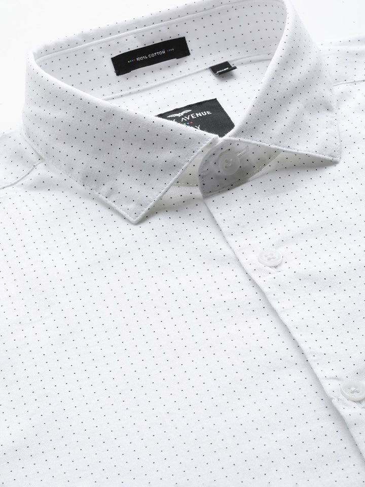 Park Avenue Men Pure Cotton Slim Fit Printed Formal Shirt