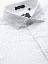 Park Avenue Men Pure Cotton Slim Fit Printed Formal Shirt