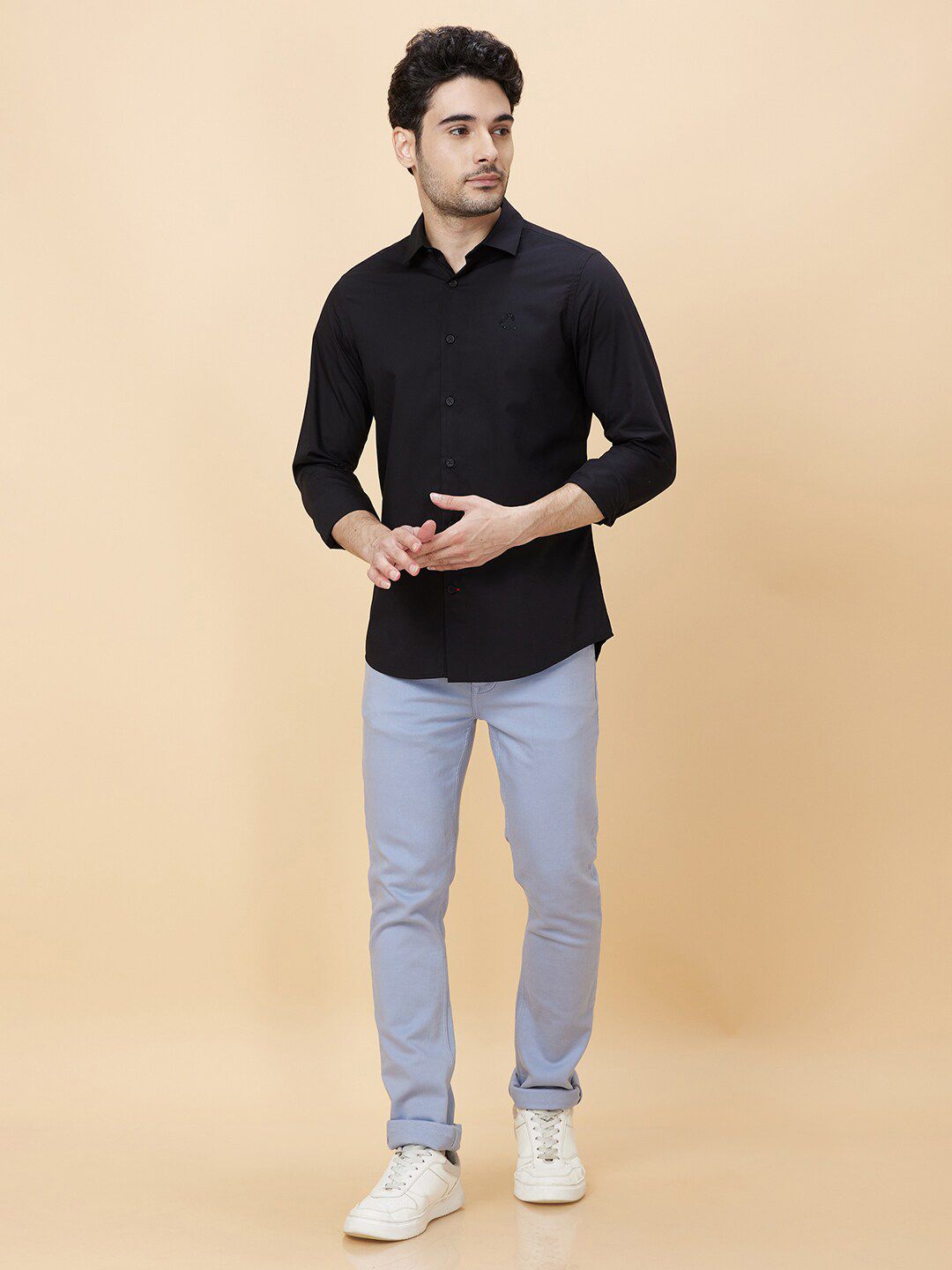 Being Human Slim Fit Opaque Casual Shirt