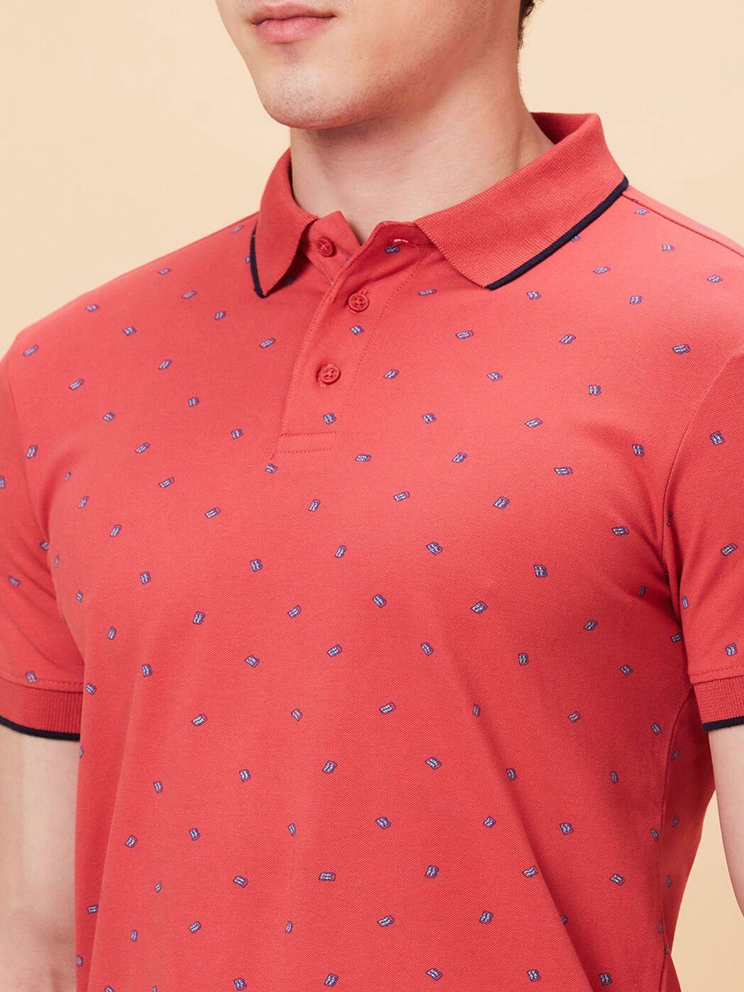 Being Human Polo Collar Short Sleeves T-shirt