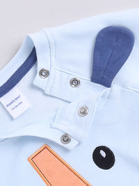 Moms Love Infant Boys Applique Detail T-Shirt With Trouser