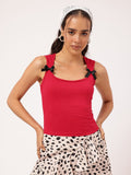 DressBerry Coquette Buzz Square Neck Top