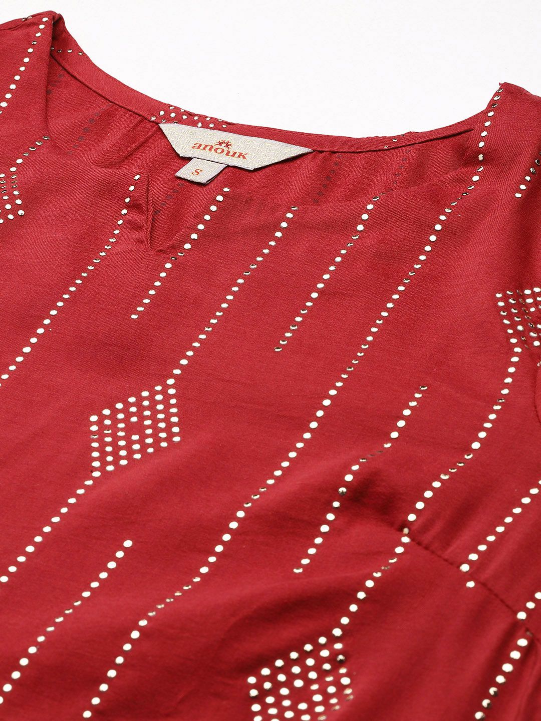 Anouk Tyohaar Collection Embellished Flared Sleeves Kurta