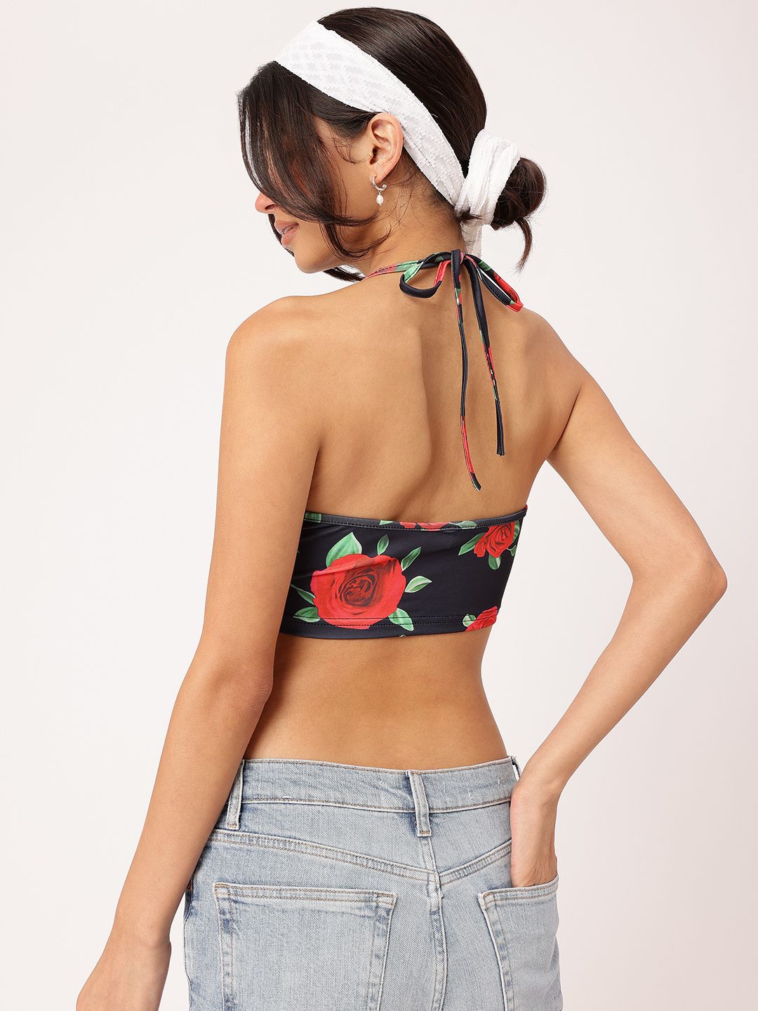 DressBerry Floral Frenzy Printed Bralette