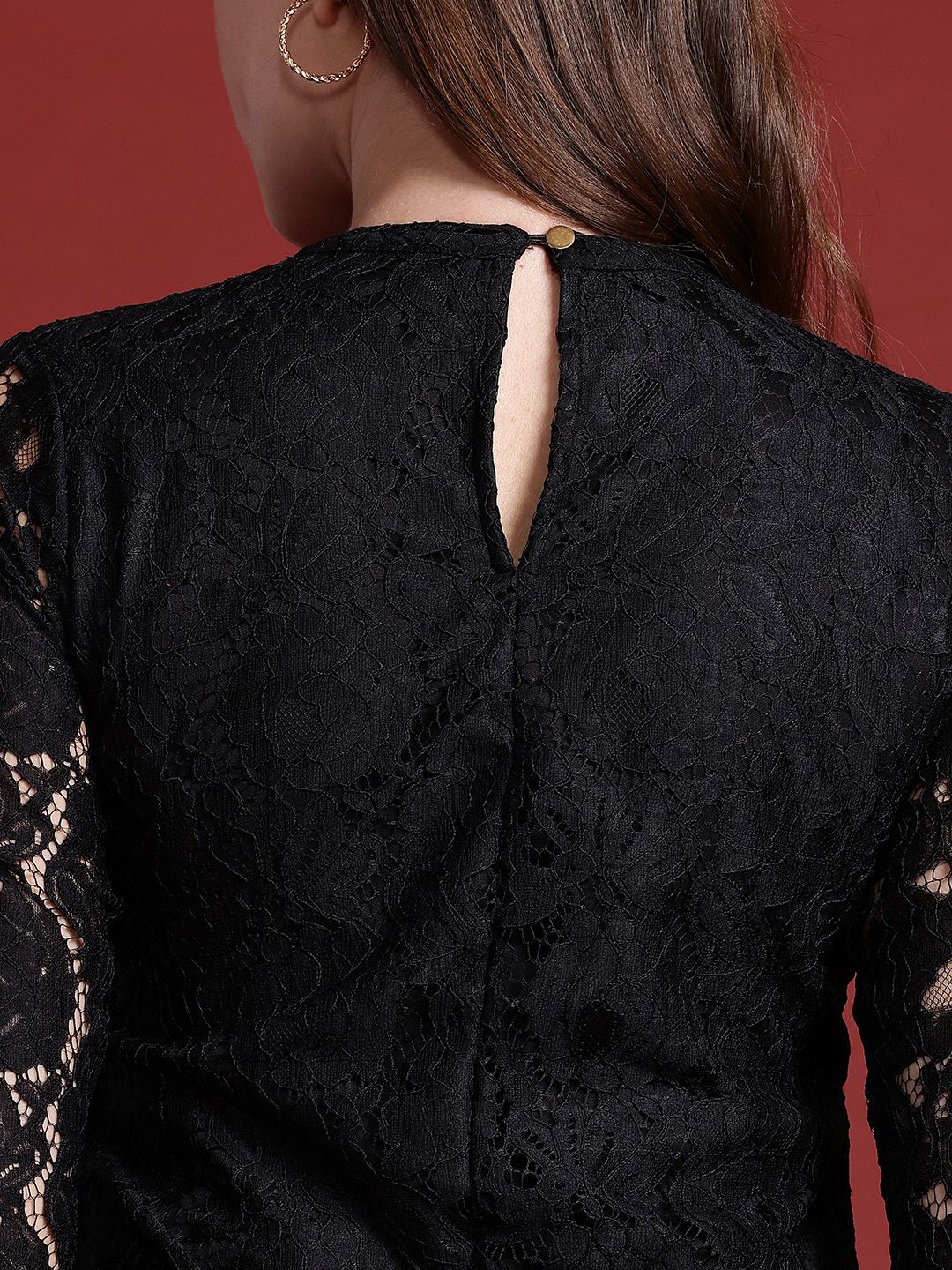 all about you Floral Lace Sheath Dress