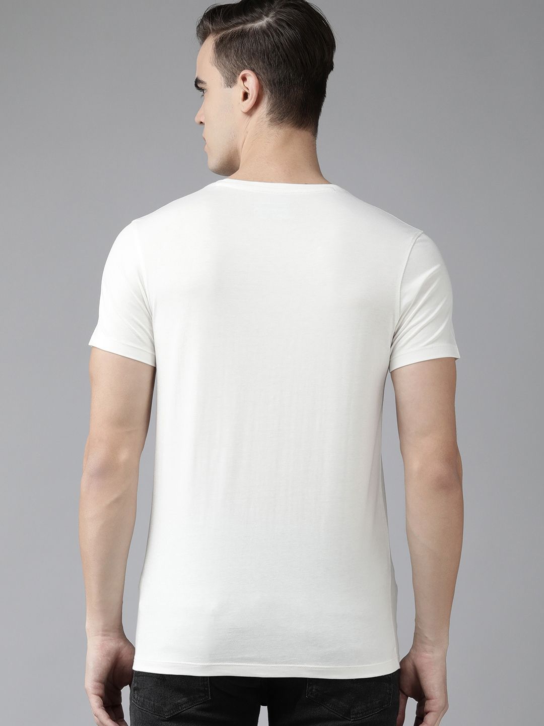 SPYKAR Men Typography Printed Round Neck T-shirt