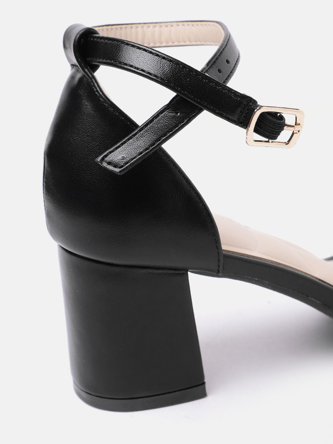 Lino Perros Women Mid-Top Chain Detail Block Heels