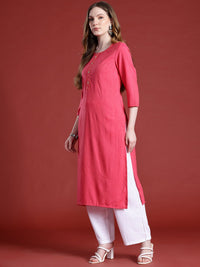 Anouk Sequined Straight Kurta