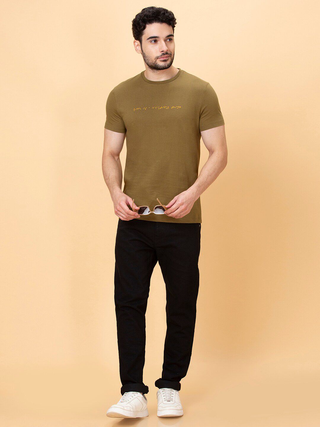 Being Human Round Neck Casual T-shirt