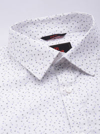Raymond Pure Cotton Slim Fit Printed Formal Shirt