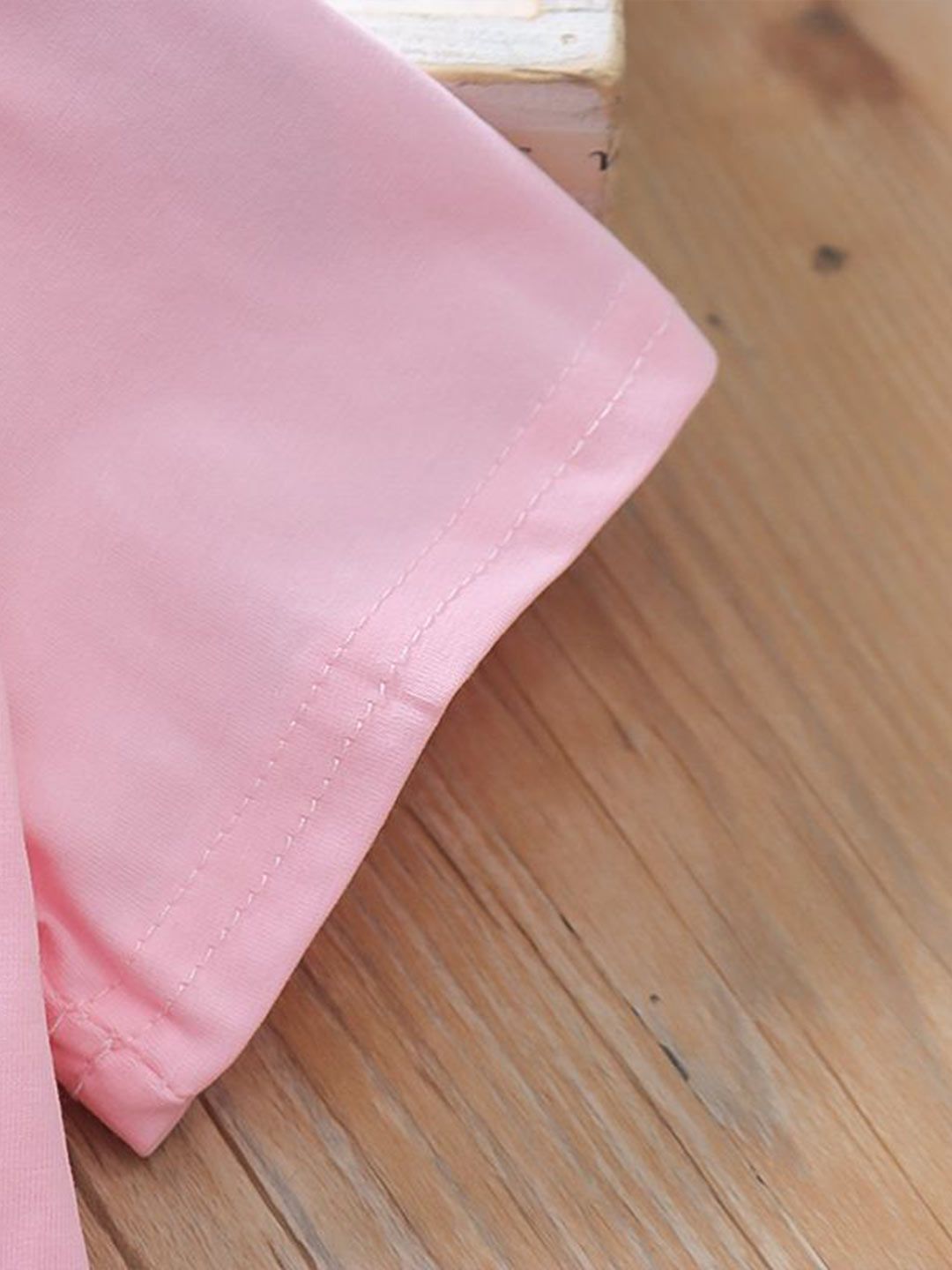 YK Girls Cotton Round Neck Fit & Flare Dress