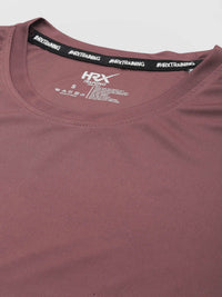 HRX by Hrithik Roshan Back-Slit Reflective Elements Detailed Rapid-Dry Training T-shirt