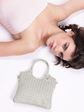 DressBerry Self Design Structured Handheld Bag
