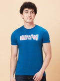 Being Human Typography Printed Cotton Casual T-shirt
