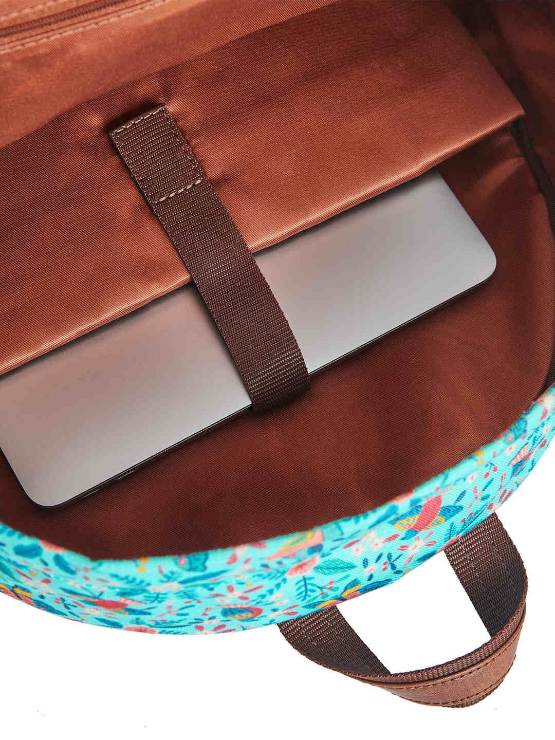 TEAL BY CHUMBAK Women Floral Printed Backpack