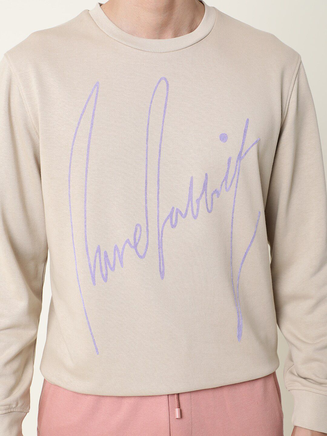 RARE RABBIT Men Flocker Printed Sweatshirt